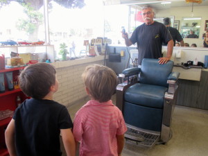 steve at jess' barber shop
