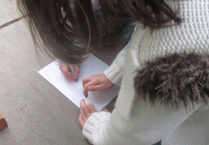 emmaline-making-letter